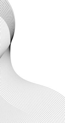 Abstract black wave line on white vertical background illustration Template
