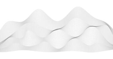 black Abstract wave of particles on a white background geography design vector