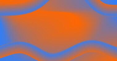 Orange and Blue smooth fluid mesh gradient background Abstract concept vector