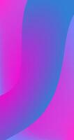 Blue Pink gradient shape on vertical gradient background with dynamic effect illustration vector