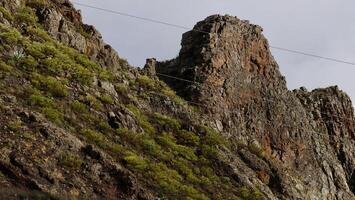 A large rock wall photo