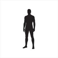 Human icon with white background vector
