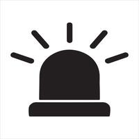 Emergency Signal icon with white background vector