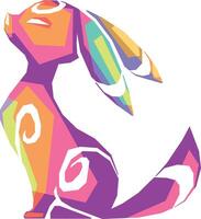 fox in WPAP vector