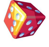 Dice in WPAP art vector