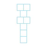 Hopscotch Playground Icon. Flat Line Illustration vector