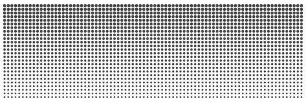 Halftone Dot Gradient Pattern Isolated vector