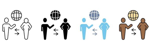 culture concept line icon. Simple element illustration. vector