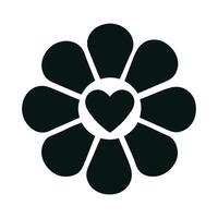 Floral Shape Petal Icon vector