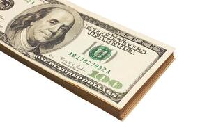 Stack of dollars photo