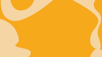 Yellow flow and soft beige background vector