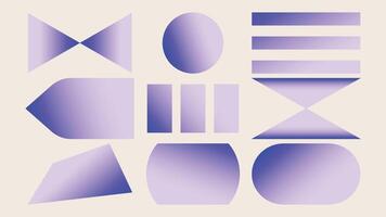 Gradient Minimal Geometric Background Set vector