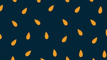 Orange Teardrop Icon Background vector
