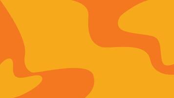 Orange and yellow abstract flow background vector