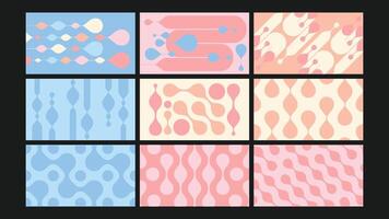 Dreamy Light Gradient with Subtle Background Set vector