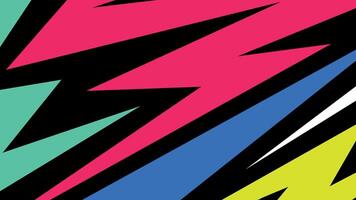 Colorful angular explosion background vector