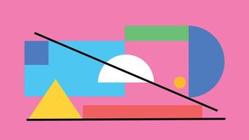 Pink modern abstract background vector