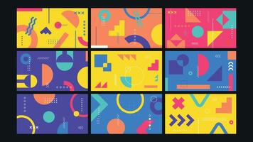 Nut and Oat Food Elements Background Set vector
