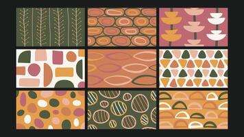 Energetic Color Blend with Light Background Set vector