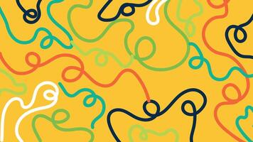 Dark abstract squiggle background vector