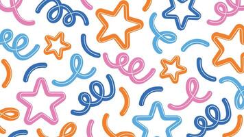 Abstract spiral and rectangle background vector