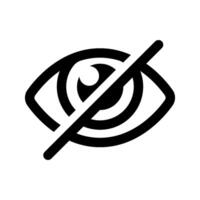 Eye icon . for mobile concept and web design. illustration on white background vector