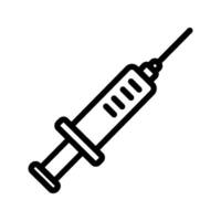 Syringe icon . Flat illustration of icons on a white background vector