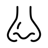 Nose icon. sign for mobile concept and web design. illustration vector