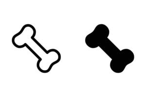 Bone icon. for mobile concept and web design. illustration vector
