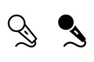 Microphone icon. symbol for mobile concept and web design. illustration vector