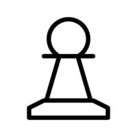 Chess Piece icon. sign for mobile concept and web design. illustration vector