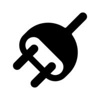 Plug icon. sign for mobile concept and web design. illustration vector
