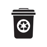 Recycle Bin Icon for Waste Management Apps, Websites and Branding vector