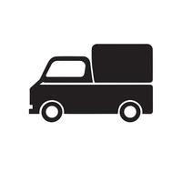Small Van Icon for Delivery, Transport and Mobile Apps vector