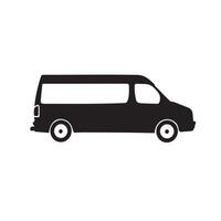 Van Icon for Delivery, Travel, and Logistic Applications vector