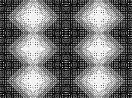 A black and white pattern with dots vector