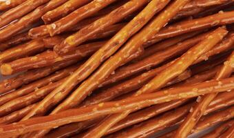 pile of pretzel sticks photo