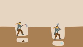 Creative Lightbulb character smart work vector