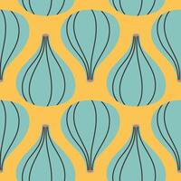 Fig summer pattern on yellow background. Simple seamless pattern with figs. design for greeting card and invitation of seasonal summer holiday vector