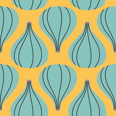 Fig summer pattern on yellow background. Simple seamless pattern with figs. design for greeting card and invitation of seasonal summer holiday