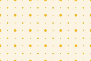 spring summer background yellow polka dot small and big vector