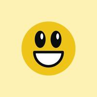 Emoji set. Cute yellow emotional faces. Set of colorful flat icons with different emotions and character. Sad and happy, funny and angry, laughing and crying. Round mood faces. emoticons. keep smiling vector