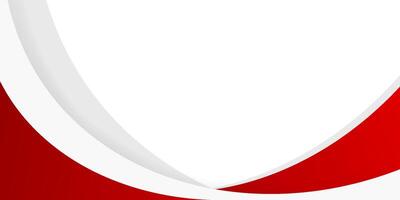 Red curve eps10 vector