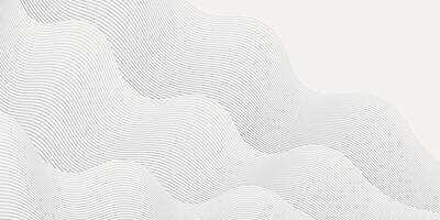 wavy blue lines on a white background. The blue lines create a flowing, textured pattern on the white surface. Minimal abstract gradient wavy line background vector