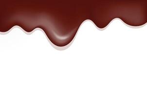 Melting Chocolate Drizzle Texture for Dessert and Bakery Designs vector