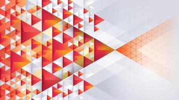 Abstract geometric background with 3d triangle shape, Modern polygon triangles background. Red triangle Pattern design, Creative ideas for business presentations, banner, invitation card vector