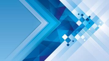 Abstract Blue geometric pixel background, Arrow Pixel square design. Modern pixel background, Creative ideas for business presentations, template, banner, invitation card vector