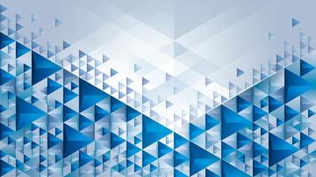 Abstract geometric background with 3d triangle shape, Blue triangle Pattern design. Modern polygon triangles background. Creative ideas for business presentations, template, banner, card vector