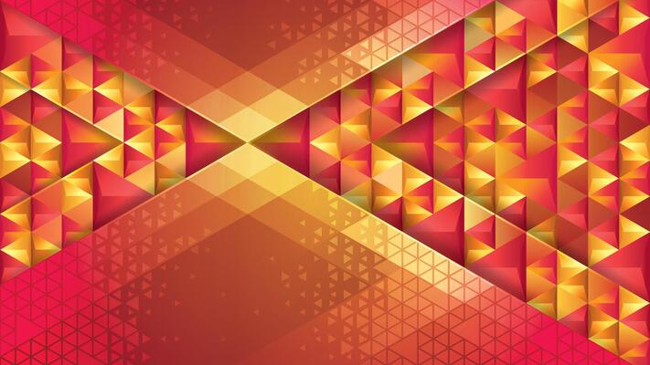 Abstract geometric background with Red 3d triangle shape, Modern polygon triangles background. Triangle Pattern design, Creative ideas for business presentations, template, banner, invitation card
