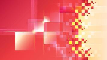 Abstract Geometric pixel background, Modern polygon pixel background. Red Pixel square design, Creative ideas for business presentations, template, banner, card vector